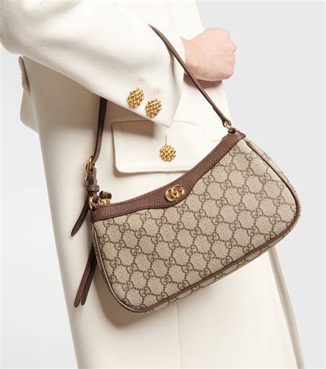 gucci ophidia gg supreme mini shoulder bag|gucci ophidia half moon bag.